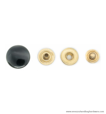 Snap Fasteners Ø 17 mm. Black