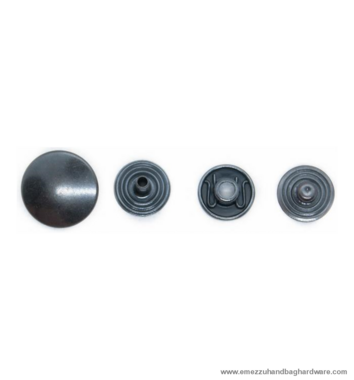 Snap Fasteners Ø 17 mm. Gun metal