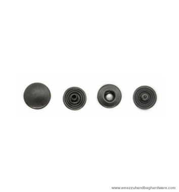 Snap Fasteners Ø12 mm. Gun metal