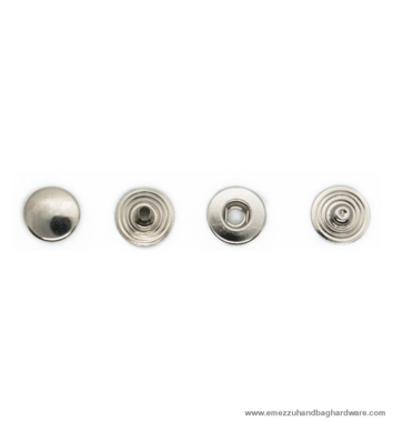 Snap Fasteners Ø12 mm. Nickel