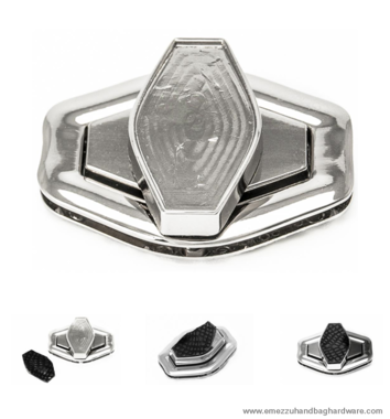 Customizable twist lock 54X38 mm.