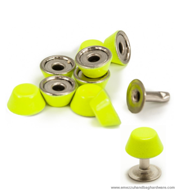 Fluo rivet yellow  11 mm. X Ø 11 mm.
