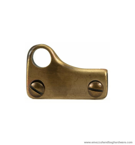 Strap-hook antique brass 41X28 mm.